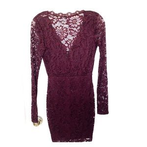 Windsor burgundy lace dress